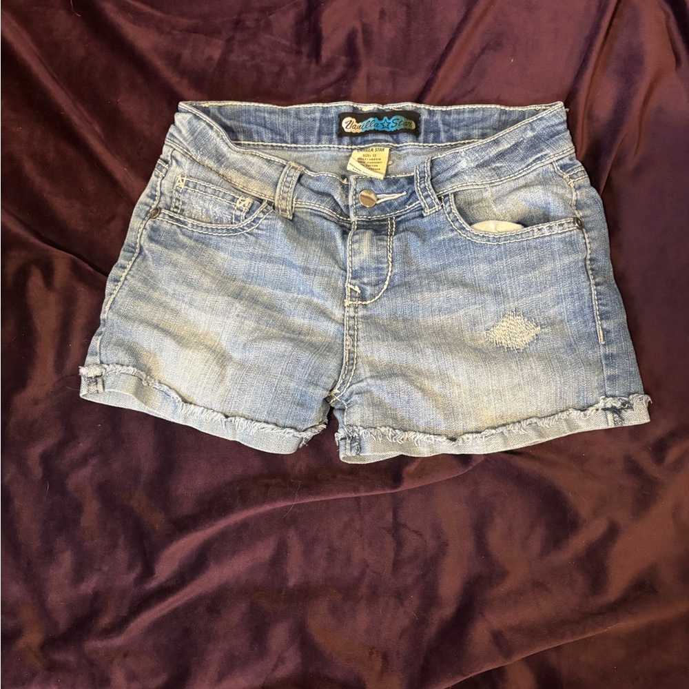 Aeropostale Distressed Denim Shorts